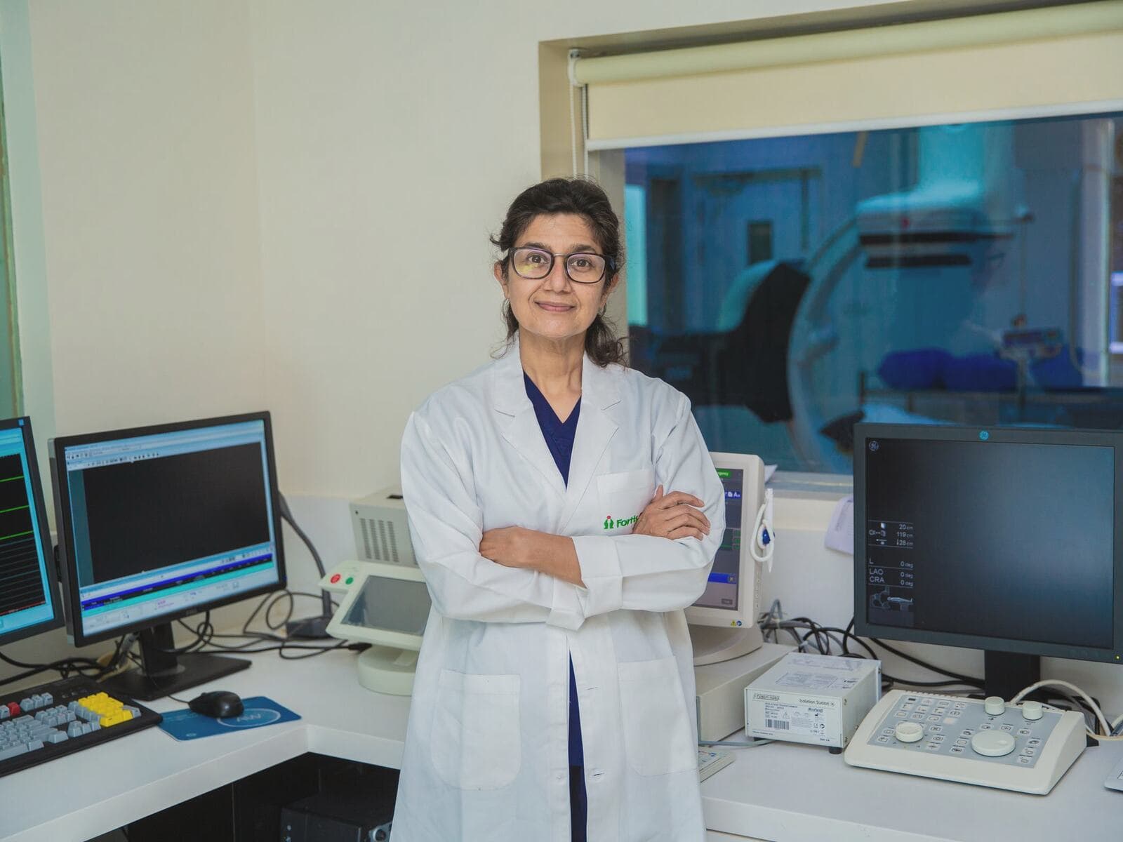 A Healtree consultant in the imaging suite